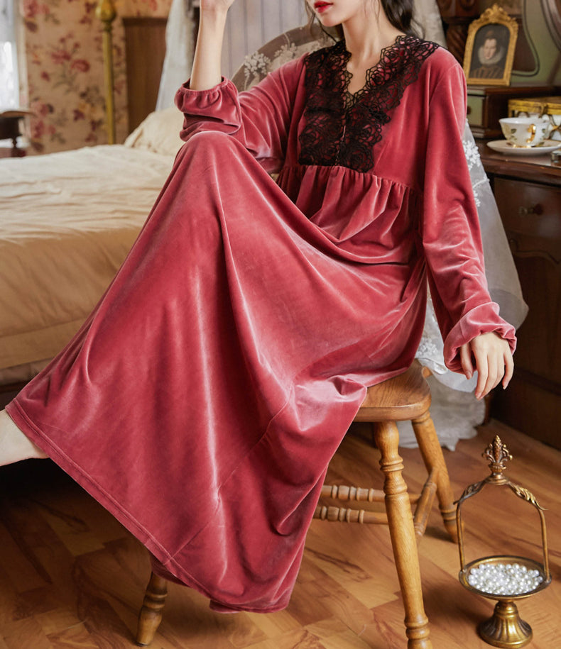 Long Sleeve Slim Long Pajamas