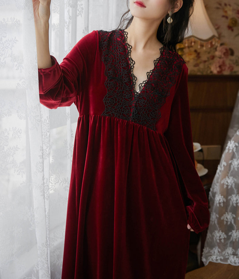 Long Sleeve Slim Long Pajamas