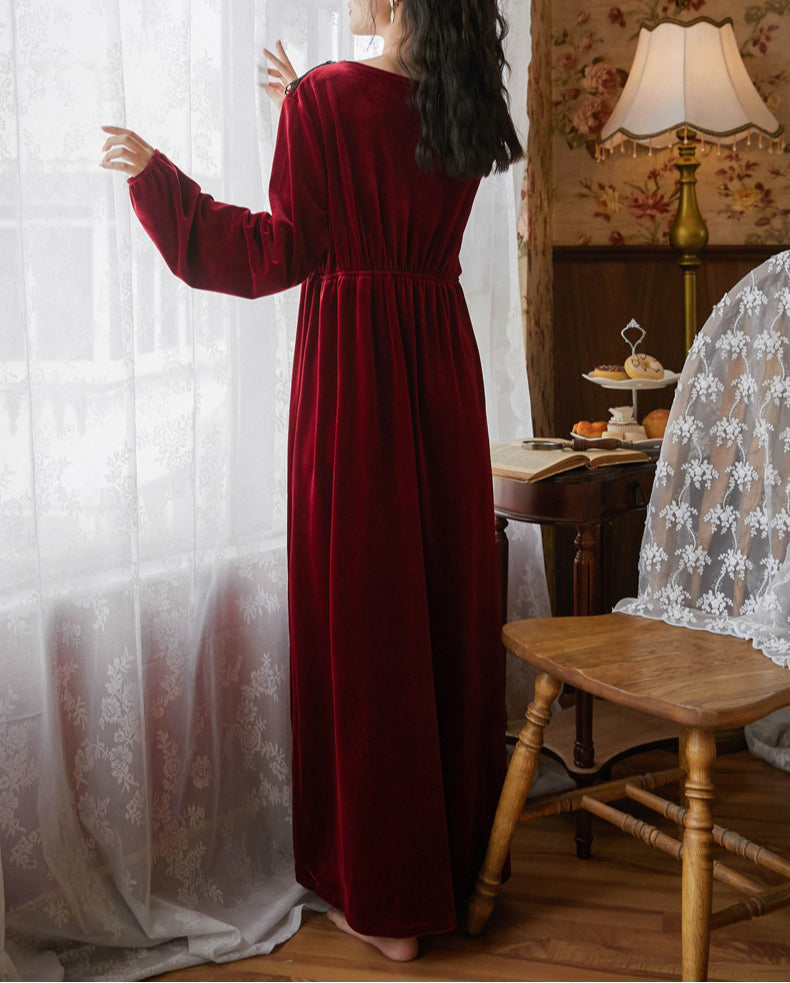 Long Sleeve Slim Long Pajamas