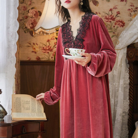 Long Sleeve Slim Long Pajamas