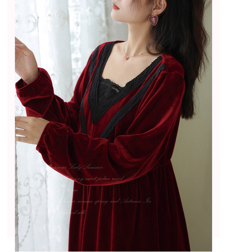 Long Sleeve Loose Pajamas