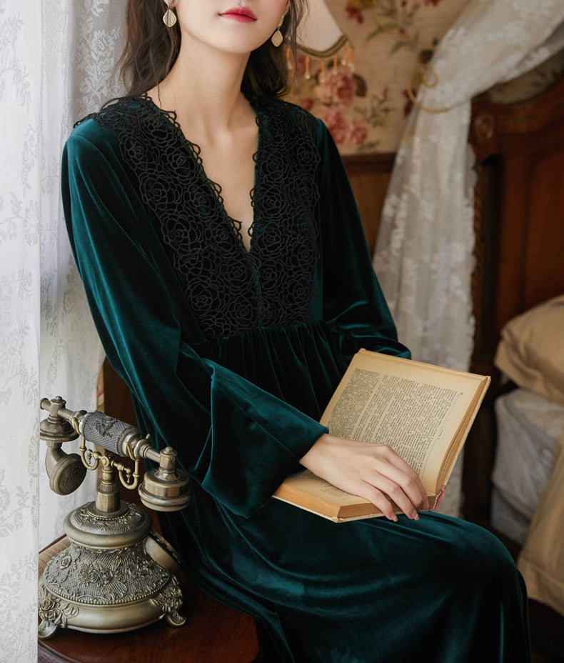 Long Sleeve Slim Long Pajamas