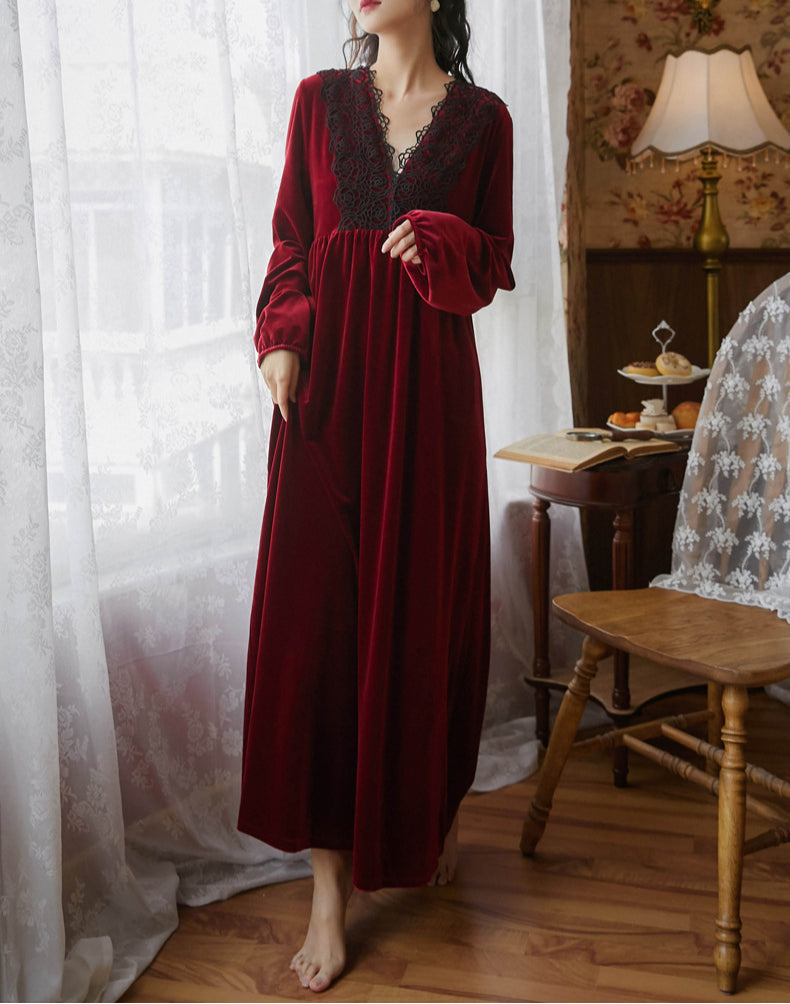 Long Sleeve Slim Long Pajamas