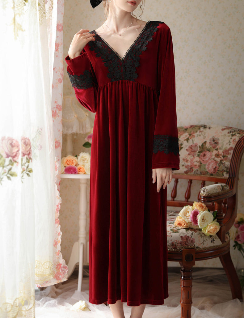 Long thick nightgown