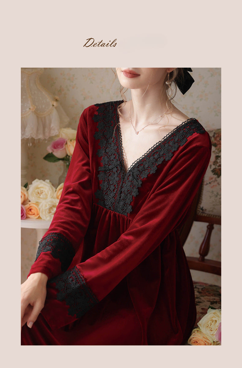 Long thick nightgown
