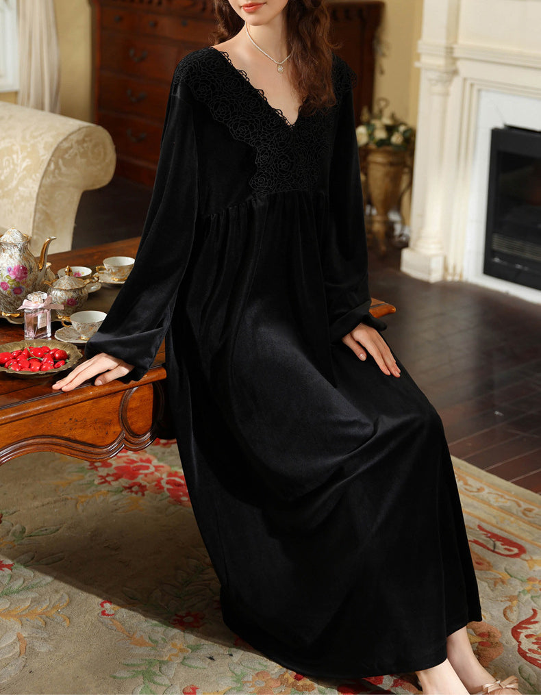 Long Sleeve Slim Long Pajamas