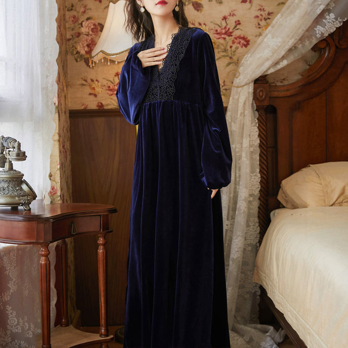 Long Sleeve Slim Long Pajamas