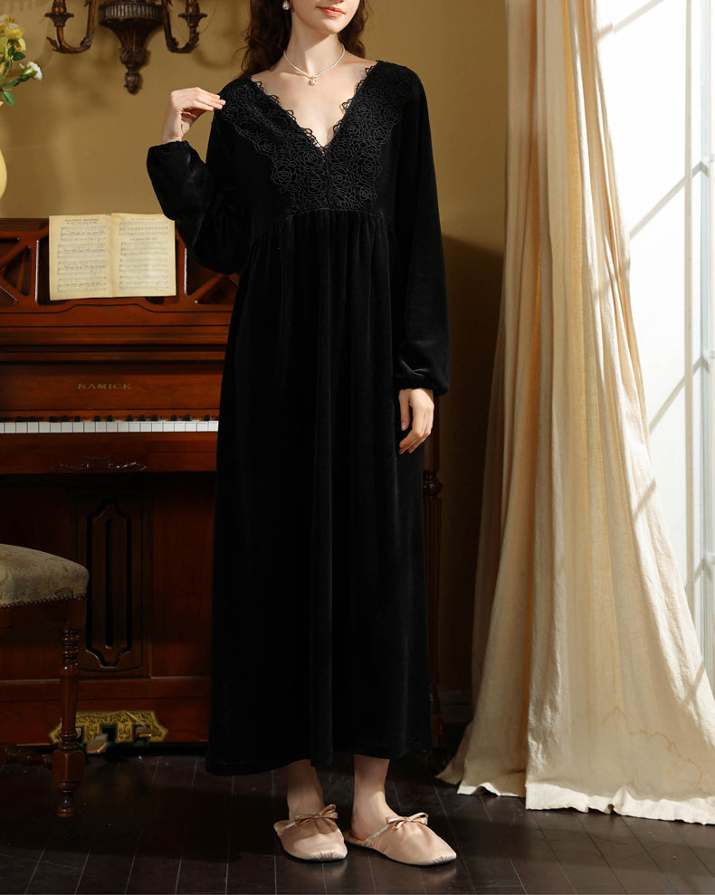 Long Sleeve Slim Long Pajamas