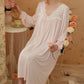Princess Nightdress Long Sleeve Modal Cotton Mid-Length