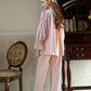 Long Sleeve Princess Cotton Trousers Suit Lace Comfortable Homewear nightdress