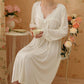 Princess Nightdress Long Sleeve Modal Cotton Mid-Length