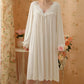 Princess Nightdress Long Sleeve Modal Cotton Mid-Length
