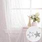 White Star Translucent Sheer Curtain
