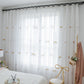 Rainbow Embroidered Sheer Curtain Panel
