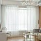 Transparent lace curtains