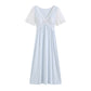 Summer V-neck Sweet Padded Nightdress