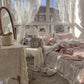 White Lace Princess Style Sheer Curtain for Girls