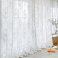 White Lace Princess Style Sheer Curtain for Girls