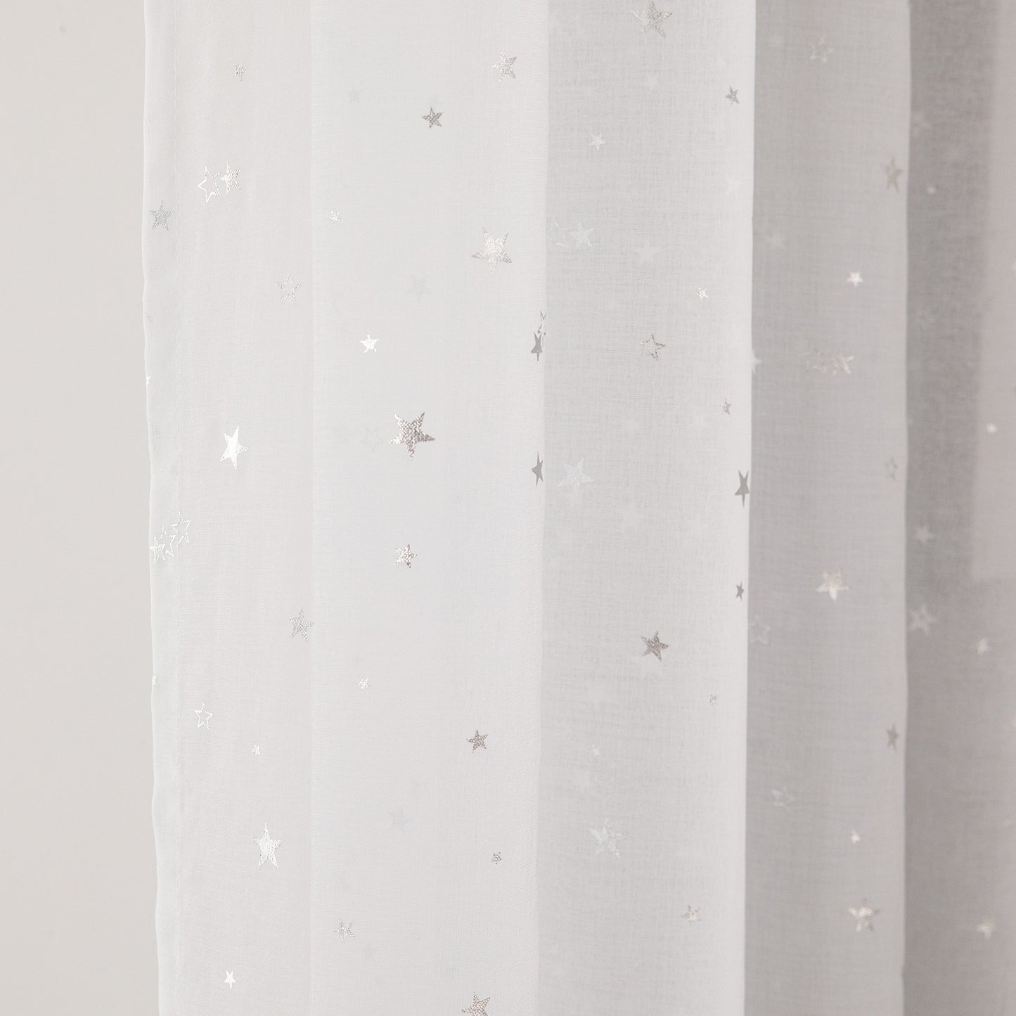 White Star Translucent Sheer Curtain