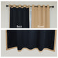 Solid Color Blackout Drapes Light Blocking Lined Design