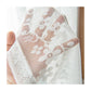 Transparent lace curtains
