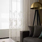 Embroidered Sheer Window Curtain