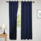 Solid Color Blackout Drapes Light Blocking Lined Design