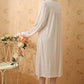 Princess Nightdress Long Sleeve Modal Cotton Mid-Length