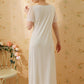 Summer V-neck Sweet Padded Nightdress